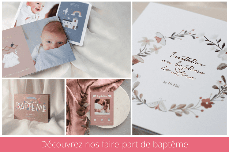 Exemples et idées de textes de faire-part baptême